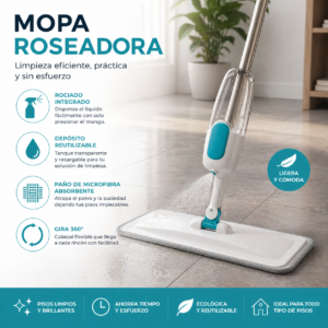 trapeador con rociador