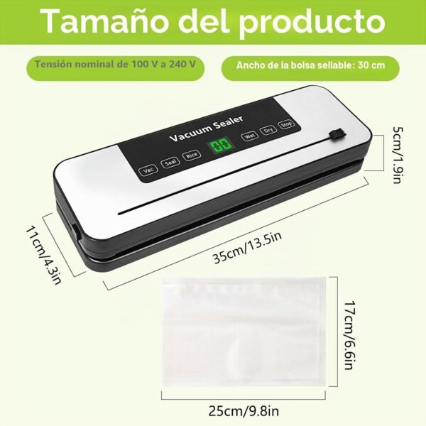 MAQUINA SELLADORA1 Máquina Selladora Alimentos Vacio