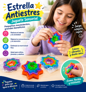ESTRELLA ANTIESTRES JUGUETE SENSORIAL PARA ADULTOS